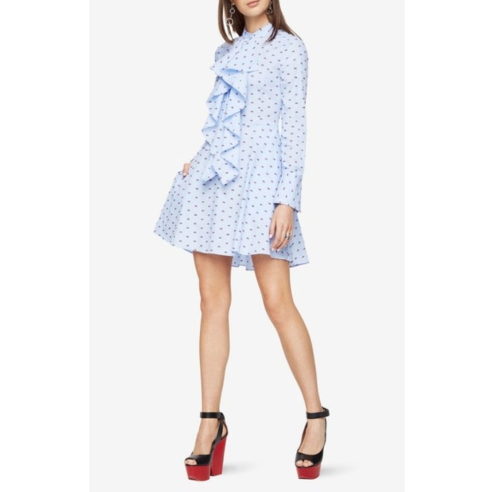 BCBG Chelsea Ruffle Dress - Picture 3 of 8